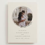 "Branched" - Save the Dates in Almond by Brianne Larsen - Front