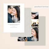 "Wayfarer" - Save the Dates in Sand by Robert and Stella - Back of Card Options