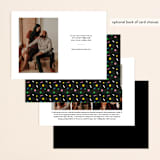 "BOOM Pop the Champagne" - Save the Dates in Midnight by Erika Firm - Back of Card Options