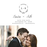 "Always" - Save the Dates in Blush by Susan Brown - Detail