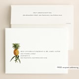 "Party in Paradise" - Save the Dates in Pineapple by Erin Hodges - FREE Recipient Addressing