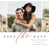 "sweet thing" - Save the Dates in Rust by Laura Hamm - Detail