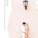 "Torn Edges" - Save the Dates in Midnight by Laura Hamm - Detail