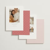 "Ink scribble" - Save the Dates in Rosebud by Adelyn T. - Back of Card Options