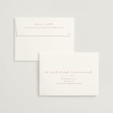 "Ink scribble" - Save the Dates in Rosebud by Adelyn T. - FREE Recipient Addressing