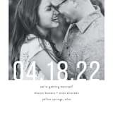 "Date Check" - Save the Dates in Noir by Up Up Creative - Detail