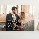 "Marlowe" - Save the Dates in Cream by Kate Ross - Front