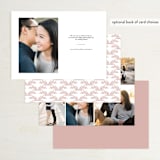 "Marlowe" - Save the Dates in Cream by Kate Ross - Back of Card Options