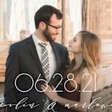 "Marlowe" - Save the Dates in Cream by Kate Ross - Detail