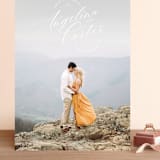 "Classic Curves" - Save the Dates in Ivory by Ellis - Front