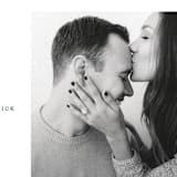 "Simply Monogrammed" - Save the Dates in Navy by Ana Sharpe - Detail