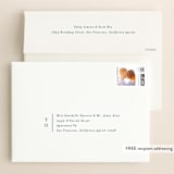 "Simply Monogrammed" - Save the Dates in Navy by Ana Sharpe - FREE Recipient Addressing