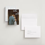 "Our Big Date" - Save the Dates in Pearl by Shannon Chen of Four Wet Feet Studio - Assembled