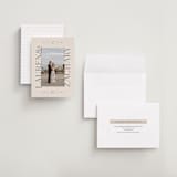 "Name Frame" - Save the Dates in Bone by Sandra Picco Design - Assembled