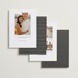 "And here we are" - Save the Dates in Marble by Lea Delaveris - Back of Card Options