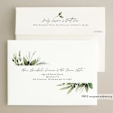 "Nature Love" - Save the Dates in Navy by Susan Moyal - FREE Recipient Addressing