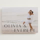 "Modern Classic Names" - Save the Dates in Onyx by Emily Betts - Front