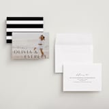 "Modern Classic Names" - Save the Dates in Onyx by Emily Betts - Assembled