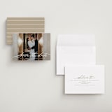 "Daisy" - Save the Dates in Chamomile by Wildfield Paper Co - Assembled