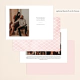 "beautifully painted" - Save the Dates in Blush by Qing Ji - Back of Card Options