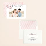 "beautifully painted" - Save the Dates in Blush by Qing Ji - Assembled
