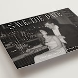 "classic timeless" - Save the Dates in Snow by Maja Cunningham - Detail
