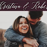 "Plum Paint" - Save the Dates in Plum by Kelly Nasuta - Detail