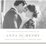 "Field" - Save the Dates in Umber by Megan Davis - Detail