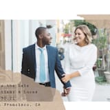 "Framed Corner" - Save the Dates in Ink by ASQ Studio - Detail