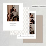 "Opulent" - Save the Dates in Cloud by Jessica Williams - Back of Card Options