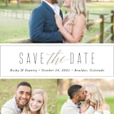 "Opulent" - Save the Dates in Cloud by Jessica Williams - Detail