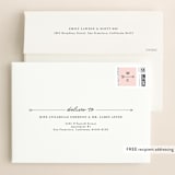 "Monochromatic" - Save the Dates in Blush by Emily Sabol Goss - FREE Recipient Addressing