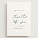 "Hilton" - Save the Dates in Ocean by Kelly Schmidt - Front