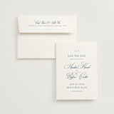 "Hilton" - Save the Dates in Ocean by Kelly Schmidt - Save the Date with Envelope