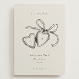 "Heart Shaped Locket" - Save the Dates in Ink Wash by Ani Somi - Front