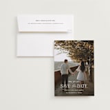 "Together Forever" - Save the Dates in Powder by Carolyn MacLaren - Save the Date with Envelope