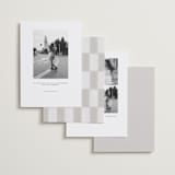 "Love Song" - Save the Dates in Snow by Pixel and Hank - Back of Card Options