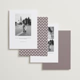 "Novella" - Save the Dates in Pearl by Brooke Chandler - Back of Card Options