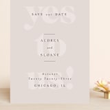 "Bold Beauty" - Save the Dates in Fog by Nazia Hyder - Front