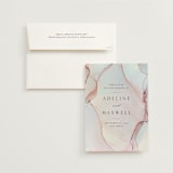 "opalescent" - Save the Dates in Opal by Erin Deegan - Save the Date with Envelope