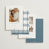 "Lauren" - Save the Dates in Winterberry by Blustery August - Back of Card Options