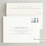 "Misty trees" - Save the Dates in Celestial by Stacey Meacham - FREE Recipient Addressing