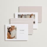 "Oh By the Way" - Save the Dates in Marshmallow by Keen Peachy - Back of Card Options