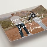 "Oh By the Way" - Save the Dates in Marshmallow by Keen Peachy - Detail