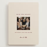"Center Cut" - Save the Dates in Burgundy by Ani Somi - Front