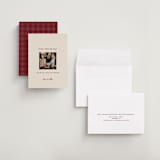 "Center Cut" - Save the Dates in Burgundy by Ani Somi - Assembled