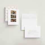 "Modern minimalism" - Save the Dates in Driftwood by Alexandra Cohn - Assembled