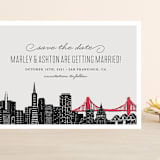 "Big City - San Francisco" - Save the Dates in Light Taupe by Hooray Creative - Front