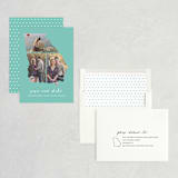 "Georgia Love Location" - Save the Dates in Aqua by Heather Buchma - Assembled