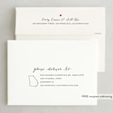 "Georgia Love Location" - Save the Dates in Aqua by Heather Buchma - FREE Recipient Addressing